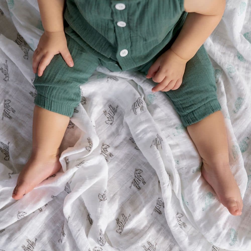 aden + anais organic cotton muslin swaddle blanket 4 pack