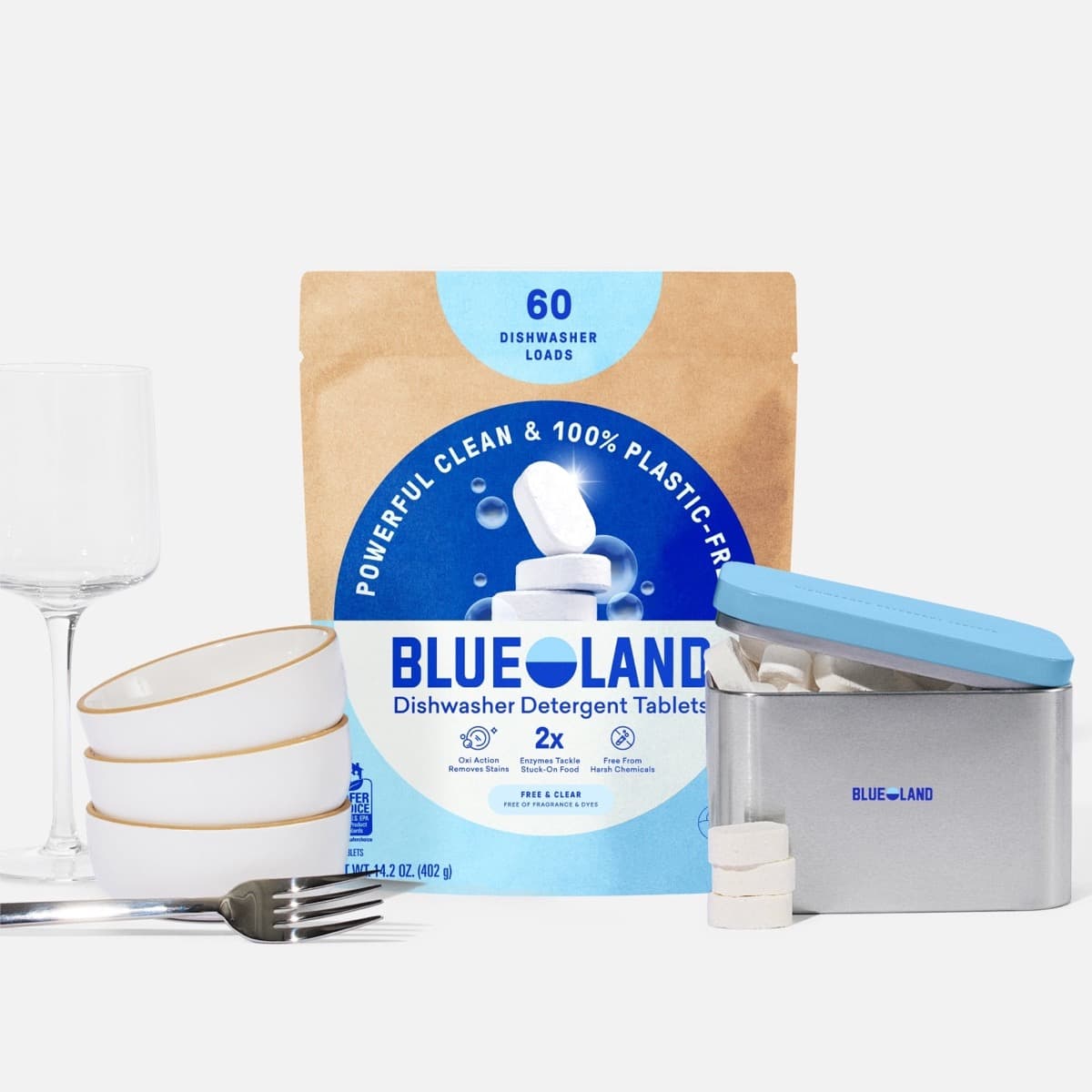 Blueland Dishwasher Detergent Starter Set