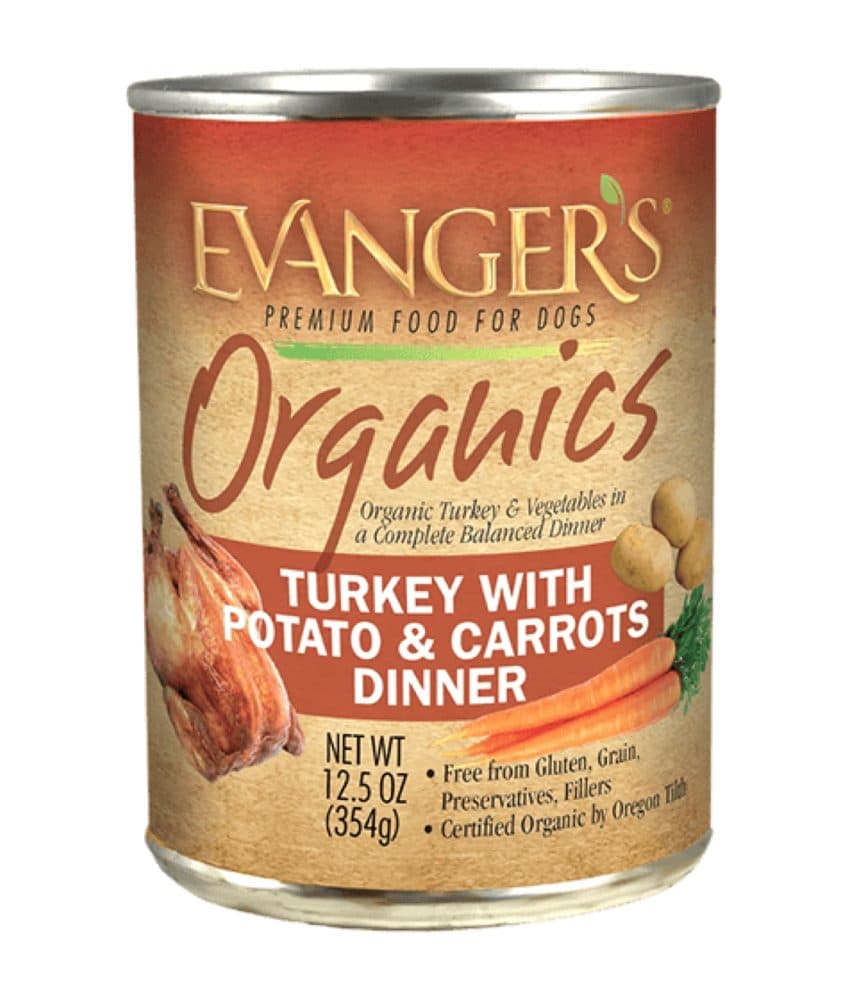 Evanger's Organic Turkey with Potato & Carrots Dinner for Dogs