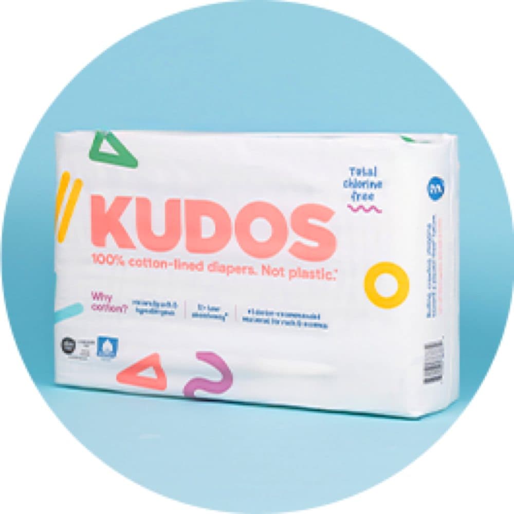 Kudos 100% Cotton Liner, Total Chlorine Free Diapers