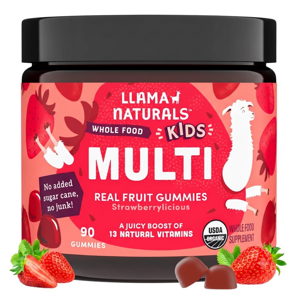 Llama Naturals Kids Whole Food Multivitamin Gummies