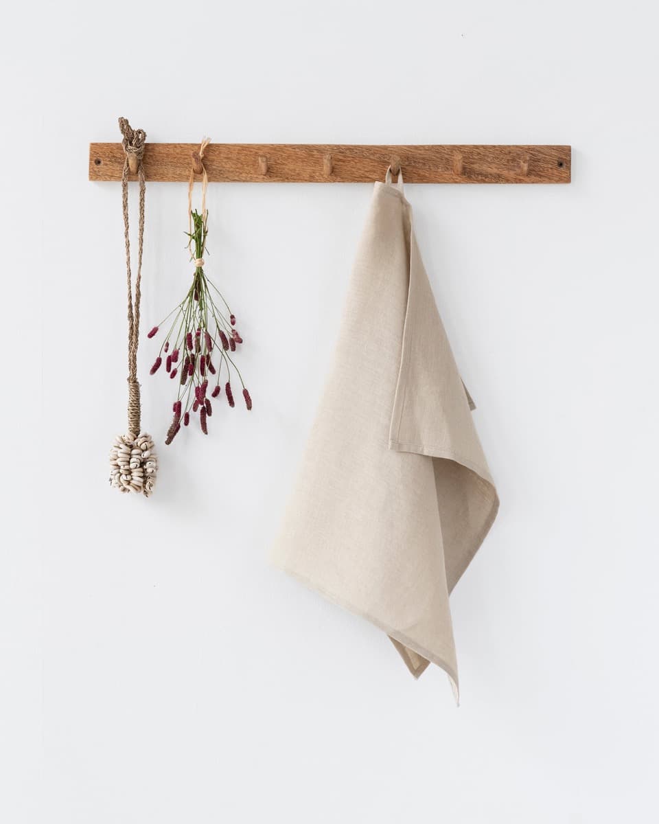 MagicLinen Linen tea towel in Natural linen