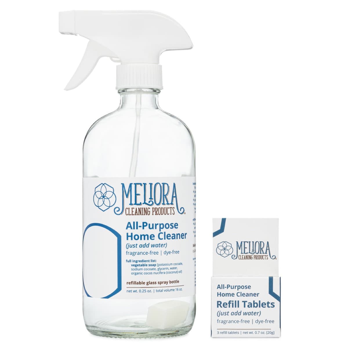 Meliora All-Purpose Home Cleaner - Spray Bottle Kit