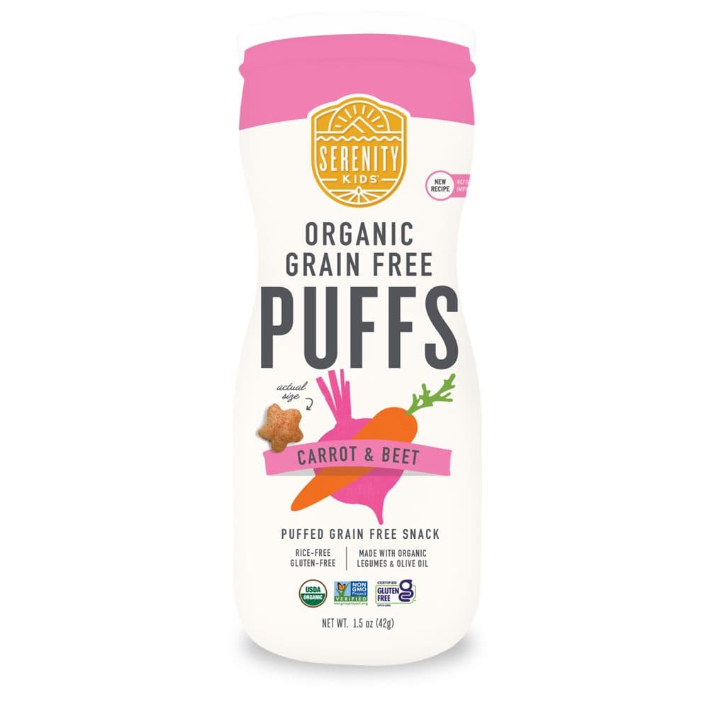 Serenity Kids Carrot & Beet Organic Grain Free Puffs