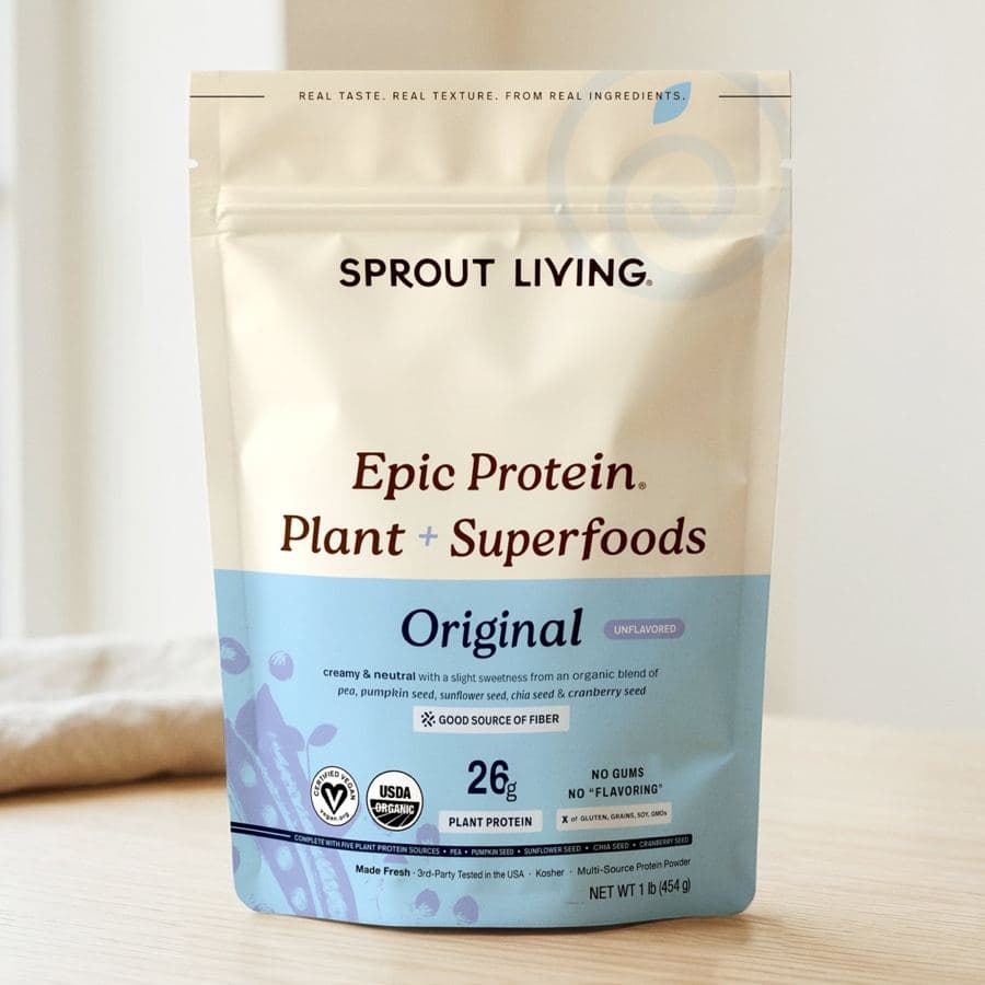 Sprout Living Epic Protein, Original (Unflavored)